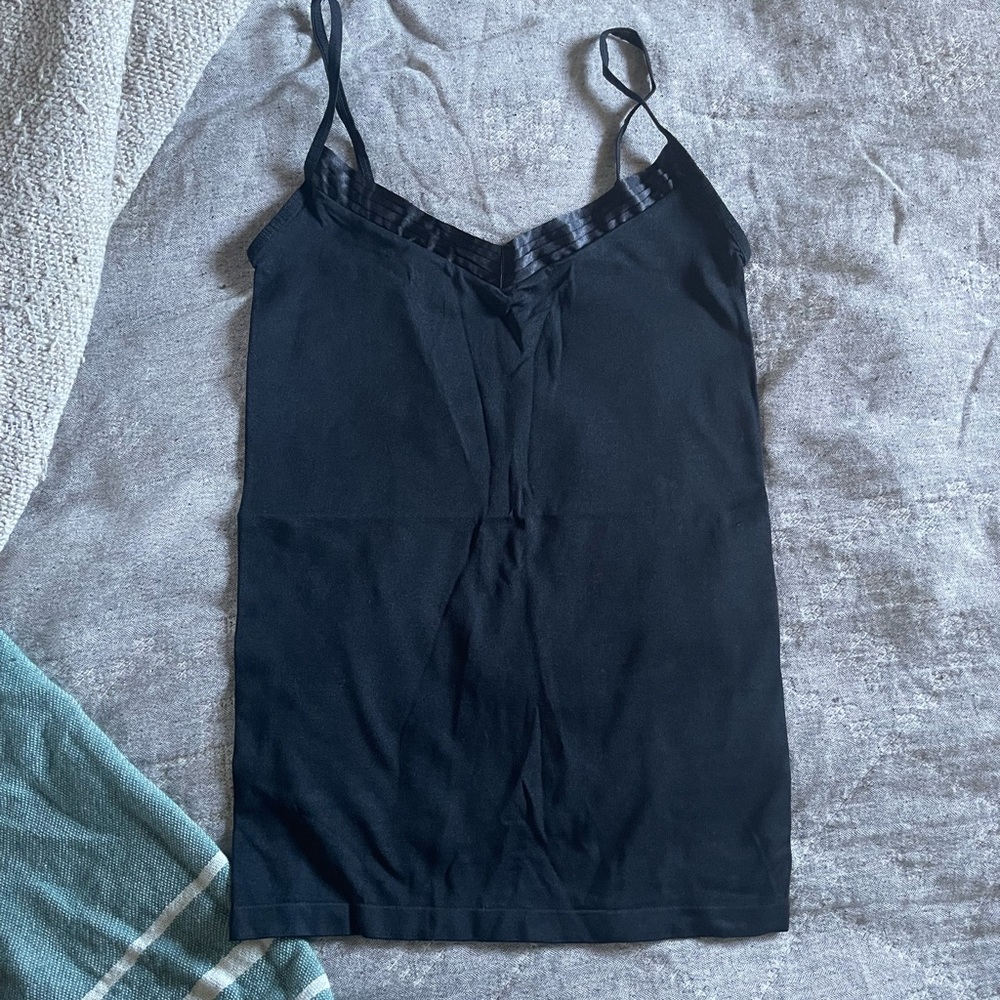 The Limited Seamless Camisole with satin v-neck trim